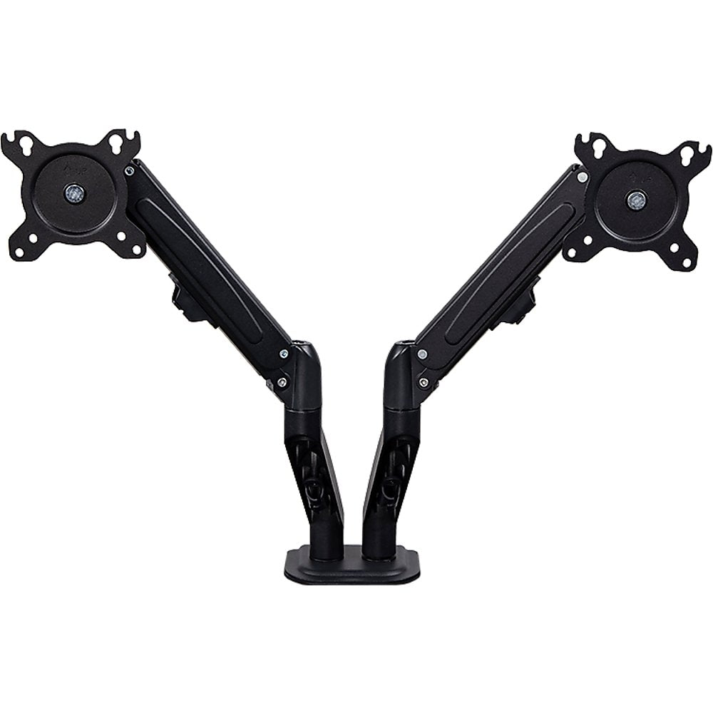 Dual Screen Gas-strut Monitor Stand Mount Desktop Bracket for LED/LC