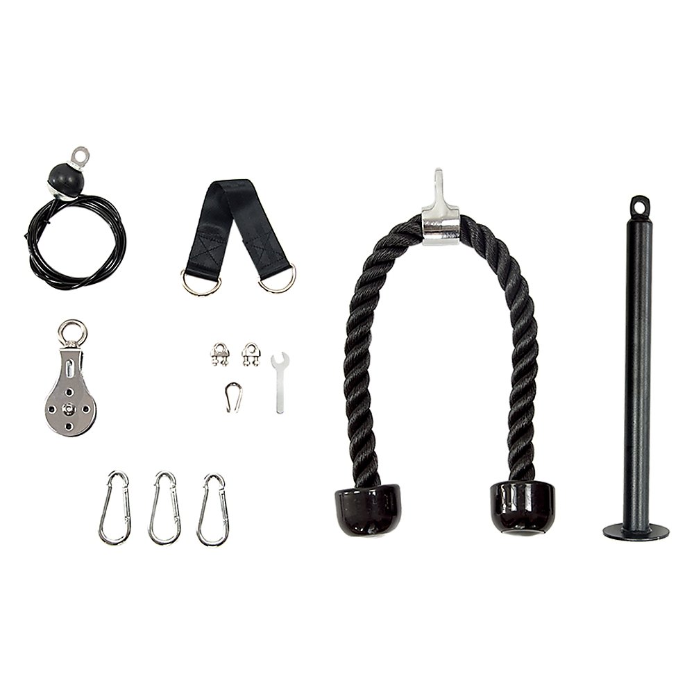 Pulley System Cable Attachment Pull Down Machine DIY Home Gym Workout Kit