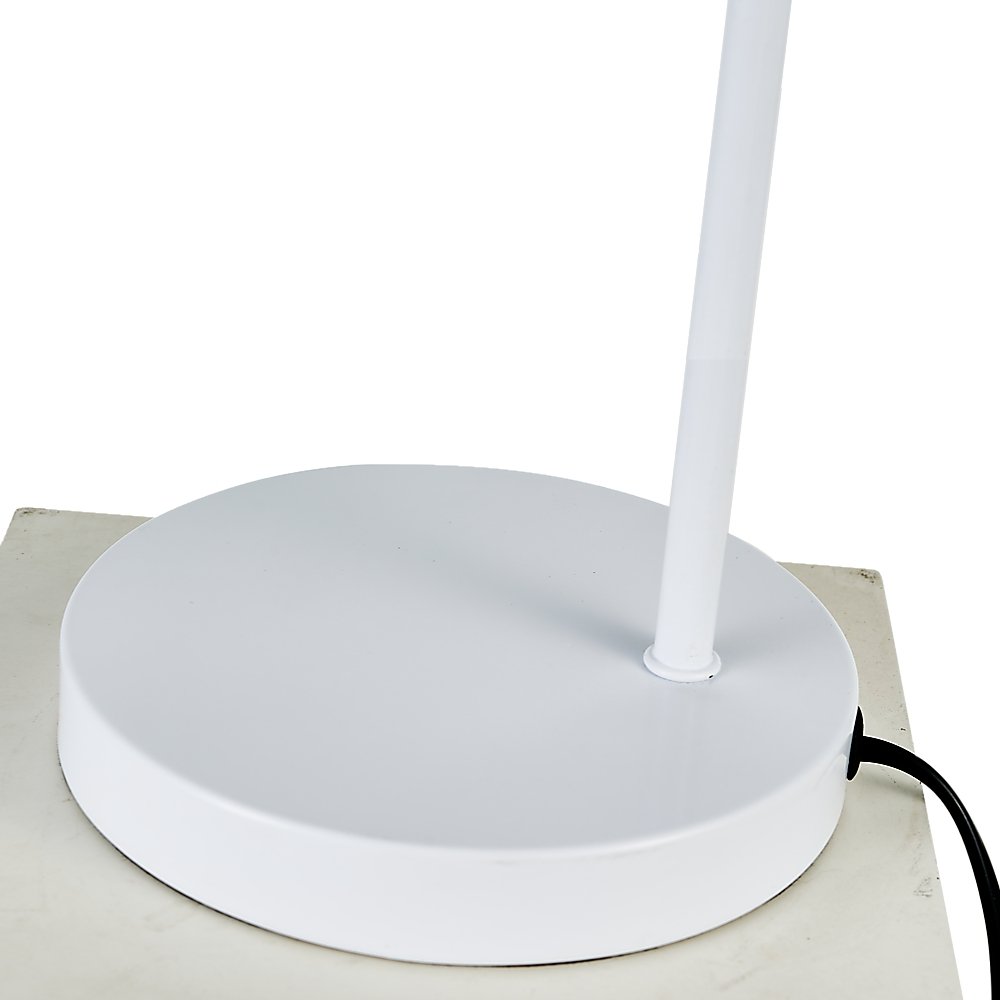 Modern Table lamp Desk Light Base Bedside Bedroom White