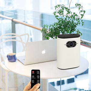 1200ML Mini Dehumidifier with LED Display - Air Dryer Moisture Absorber - Remote Control