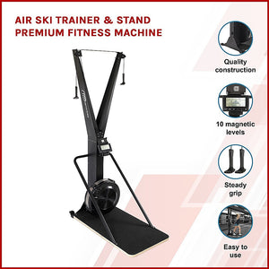 Air Ski Trainer & Stand | Premium Fitness Machine