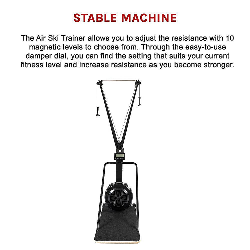Air Ski Trainer & Stand | Premium Fitness Machine