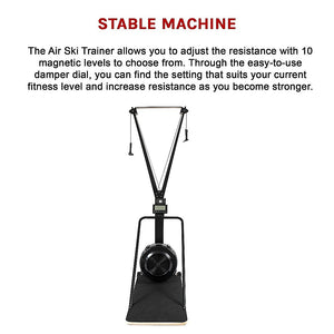 Air Ski Trainer & Stand | Premium Fitness Machine