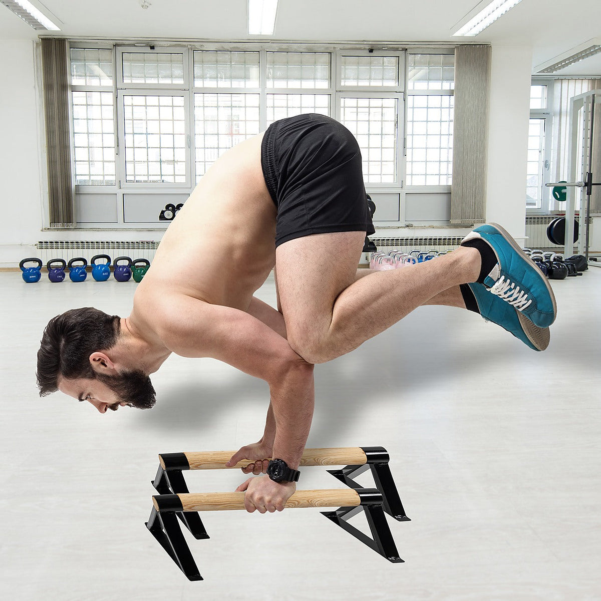 Premium Parallette Pair | Gymnastics Push Up Bars