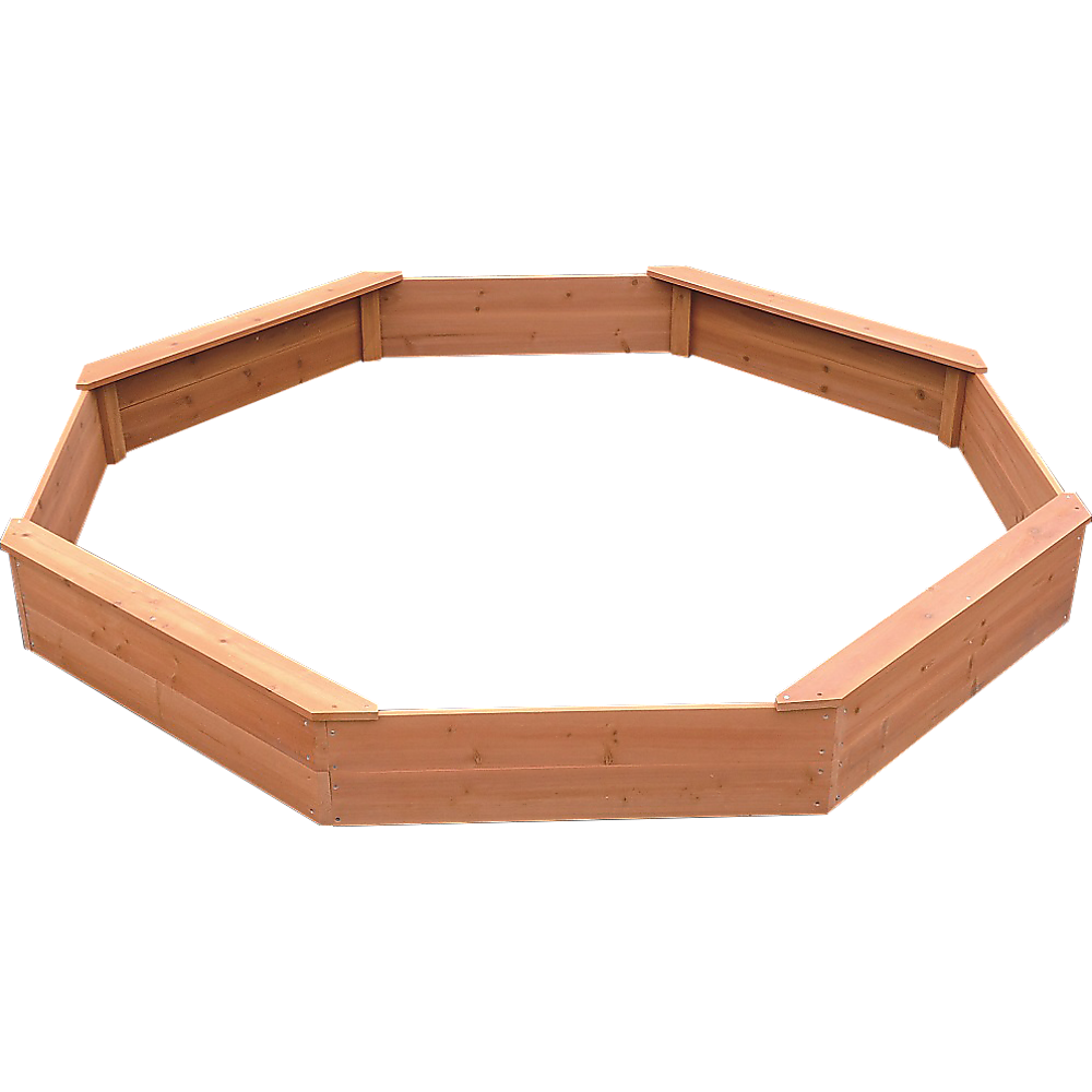 Large Octagonal Wooden Sandpit for Kids