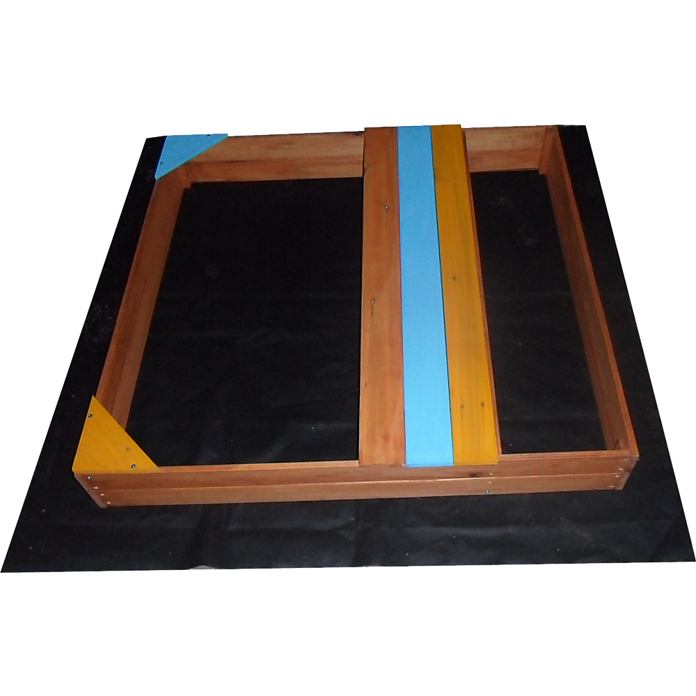 Wooden Backyard Sandbox for Kids | Outdoor Play Toy | Sandpit Design