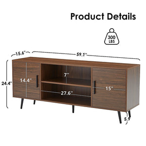 Modern TV Cabinet Entertainment Unit with Storage