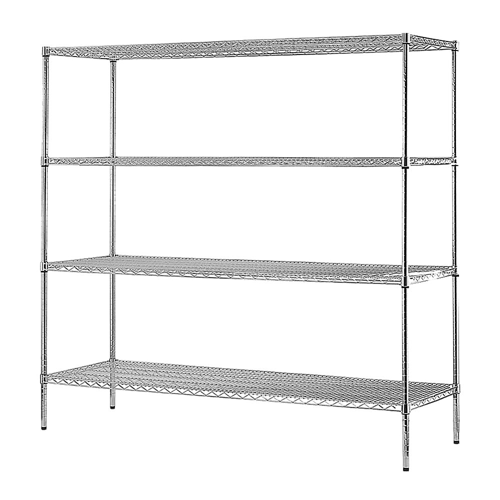 1 - Modular Wire Storage Shelf | Dimensions: 1500 x 450 x 1800mm | Steel Shelving