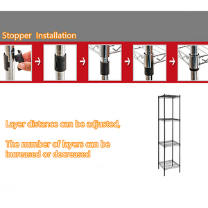 Modular Wire Storage Shelf 450 x 450 x 1800mm | Steel Shelving