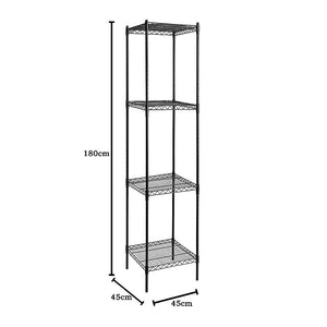 Modular Wire Storage Shelf 450 x 450 x 1800mm | Steel Shelving