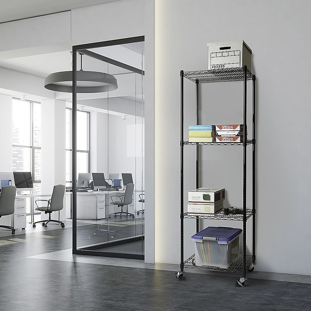 Modular Steel Shelving | 450 x 450 x 1800mm Wire Storage Shelf