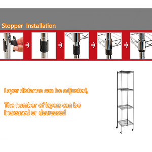 Modular Steel Shelving | 450 x 450 x 1800mm Wire Storage Shelf