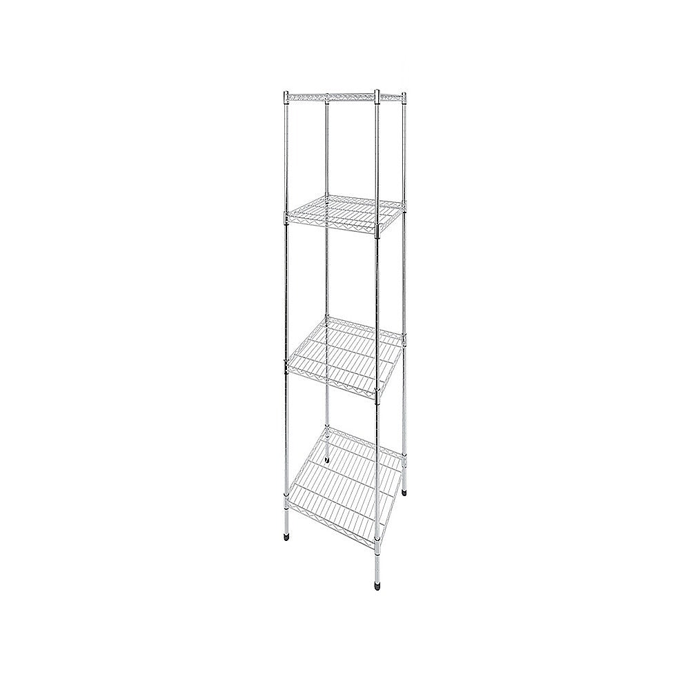 Modular Steel Shelving | 350 x 350 x 1800mm Wire Storage Shelf