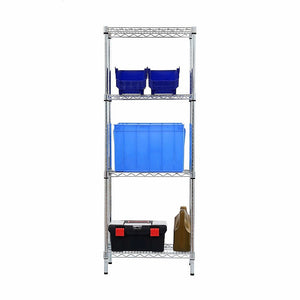 Modular Steel Shelving | 350 x 350 x 1800mm Wire Storage Shelf