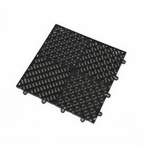 Vented Garage Floor Tiles | Snow Water Drainage, 30x30cm