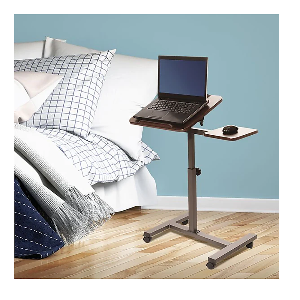 Laptop Desk | Portable Mobile Computer Table Stand, Adjustable Bed Study