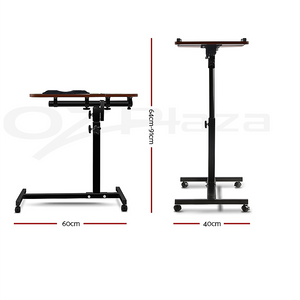 Laptop Desk | Portable Mobile Computer Table Stand, Adjustable Bed Study