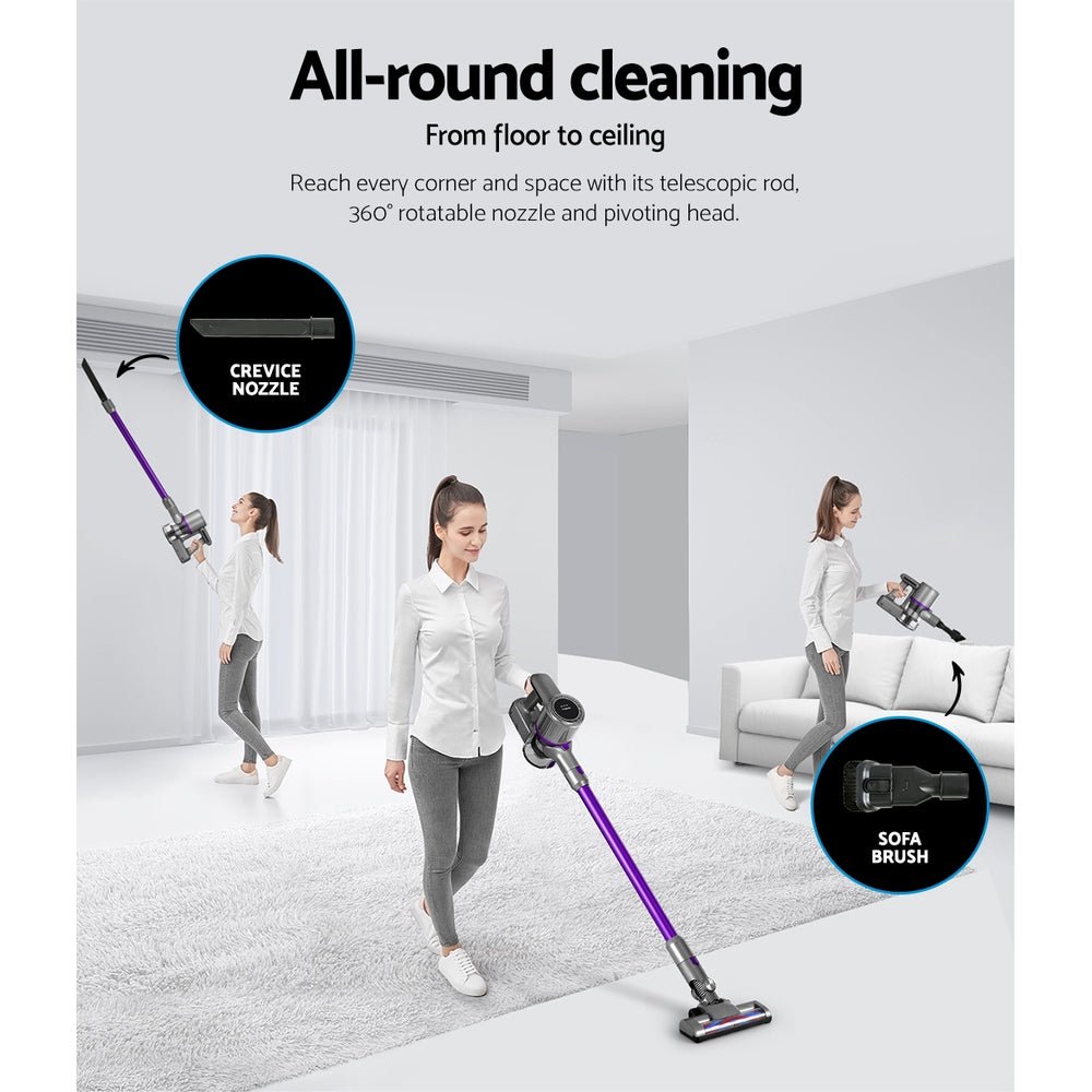 Cordless Handheld Vacuum Cleaner | 2-Speed | Bagless | Stick Handstick