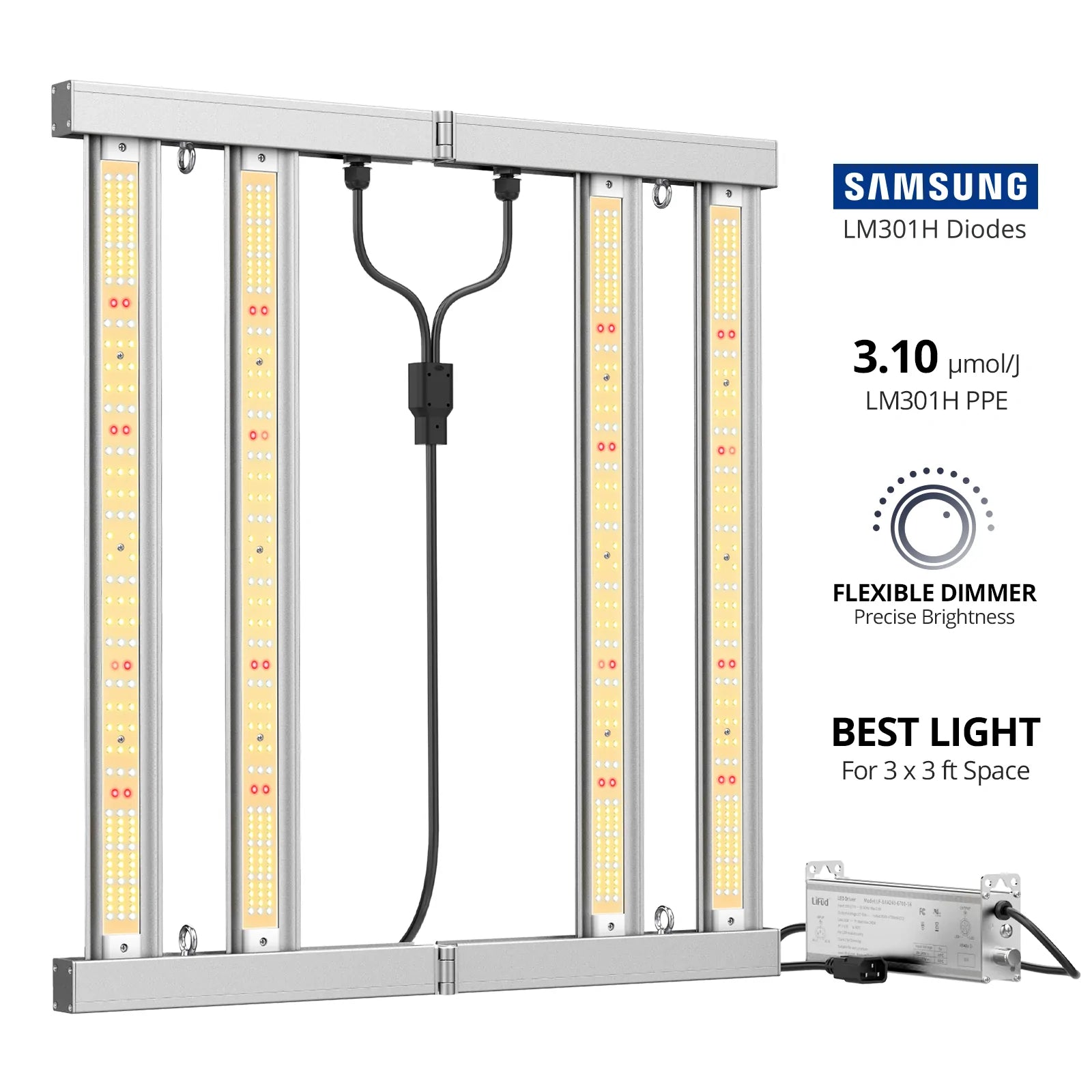 ViparSpectra KS2500 LED Grow Light - 250W