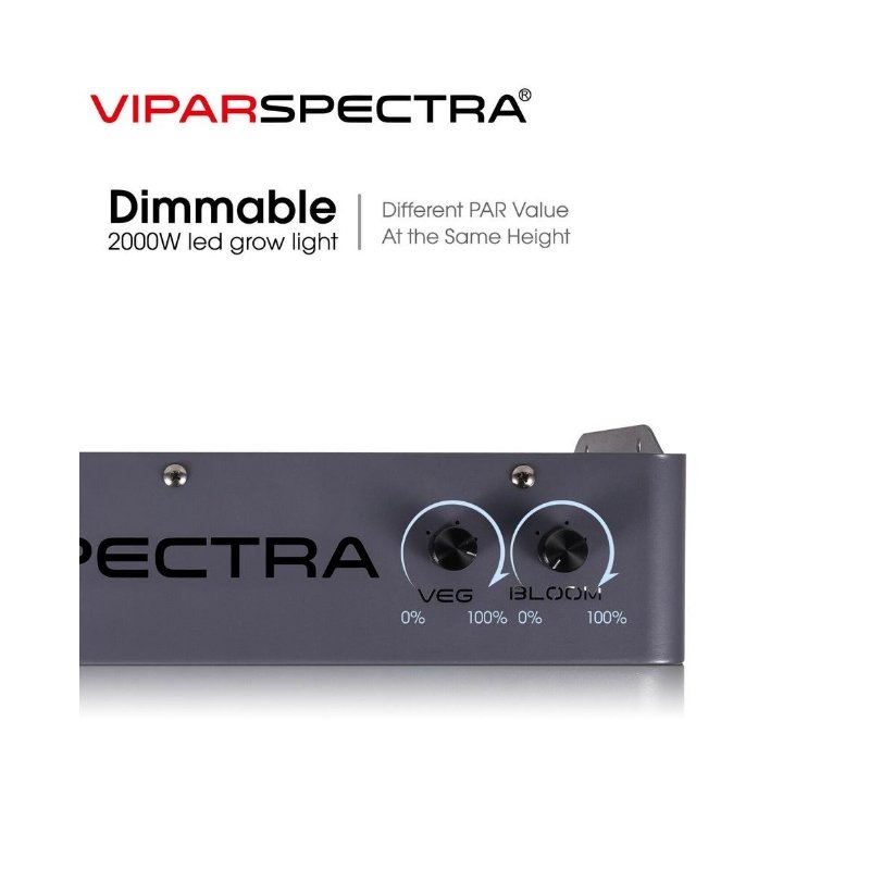 ViparSpectra 2000W LED Grow Light - 10W Dual Chips - VA2000