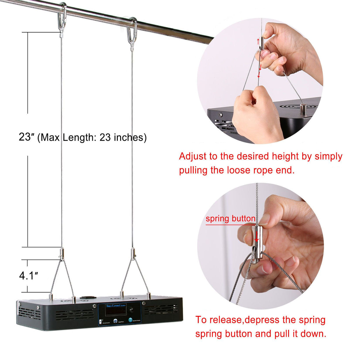Viparspectra 165W LED Aquarium Light With Timer