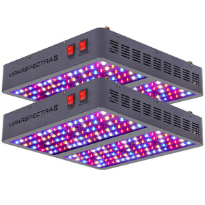 2 Viparspectra V900 - 900 Watt LED Grow Lights