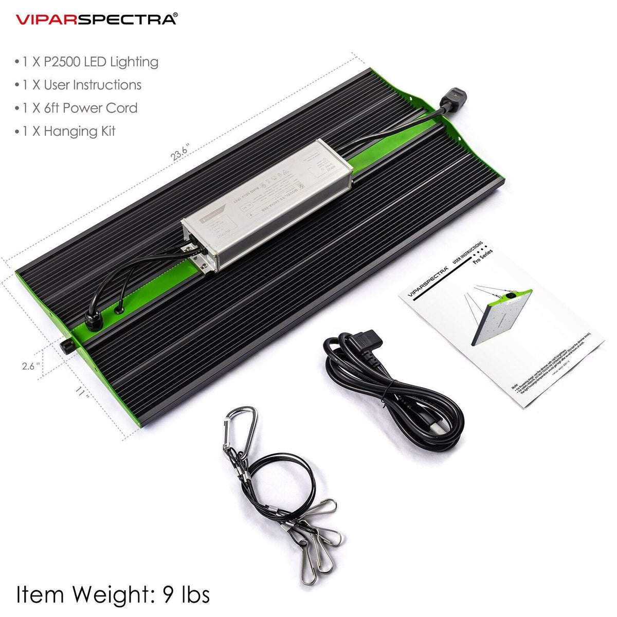Viparspectra P2500 LED Grow Light - Pro Series