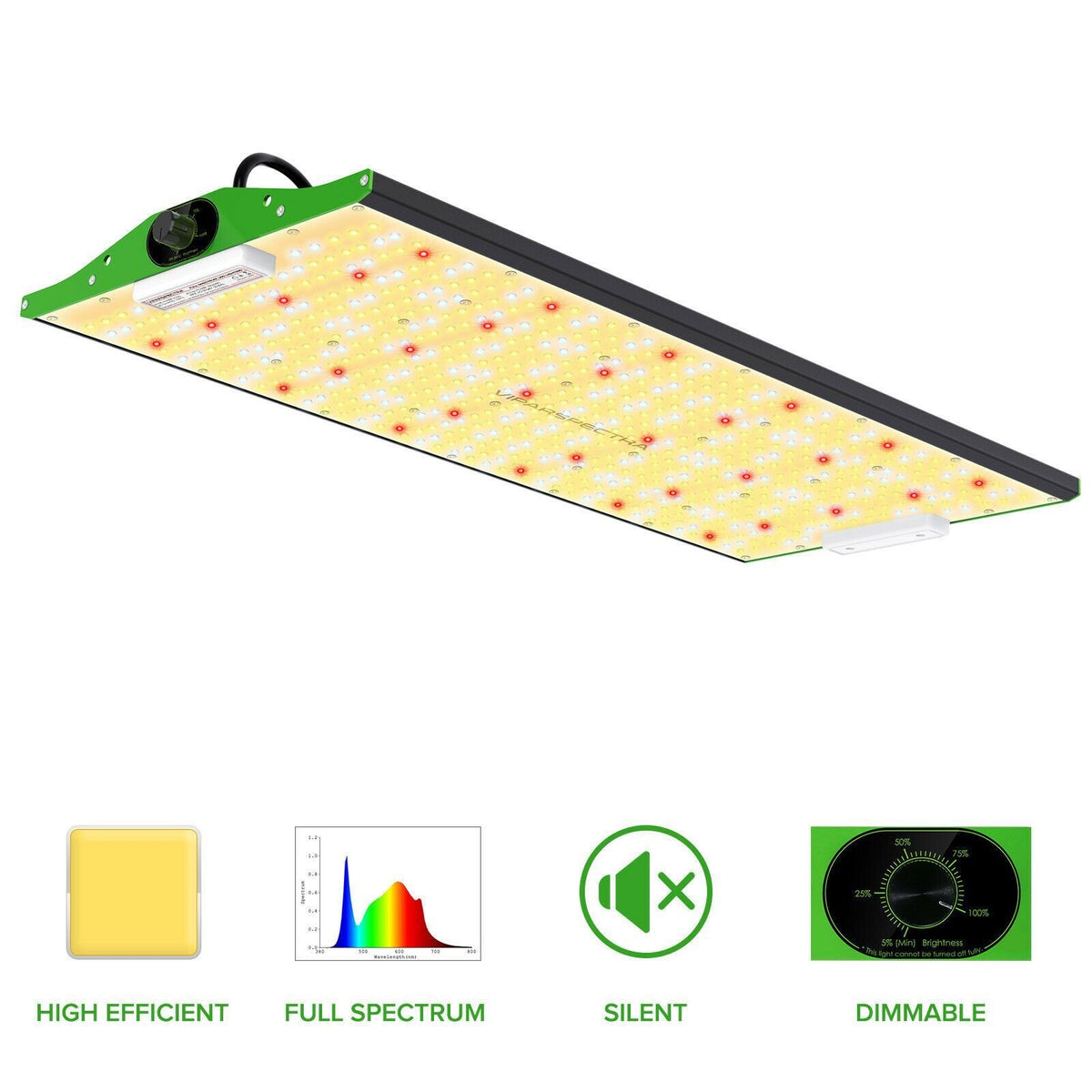 Viparspectra P2500 LED Grow Light - Pro Series