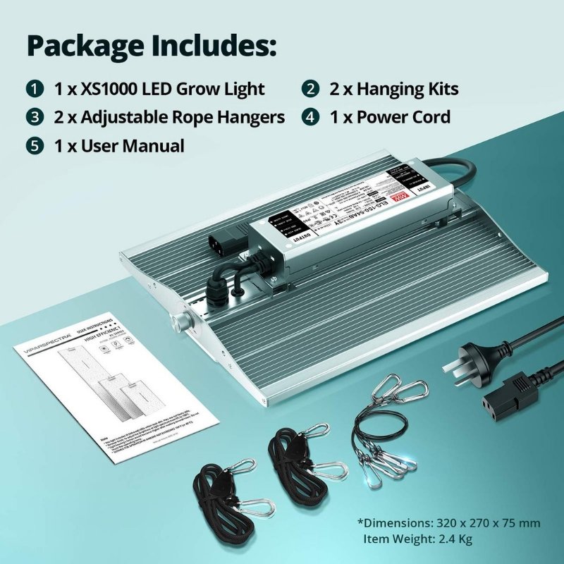 Viparspectra XS1000 Full Spectrum LED Grow Light