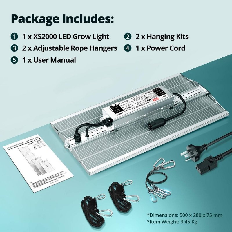 Viparspectra XS2000 Full Spectrum LED Grow Light