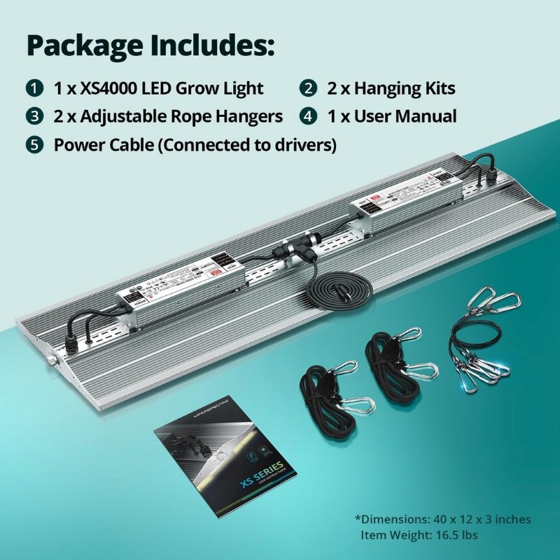 Viparspectra XS4000 Full Spectrum LED Grow Light