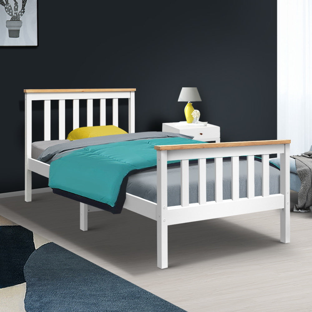 Single Wooden Bed Frame | Bedroom Furniture | Kids