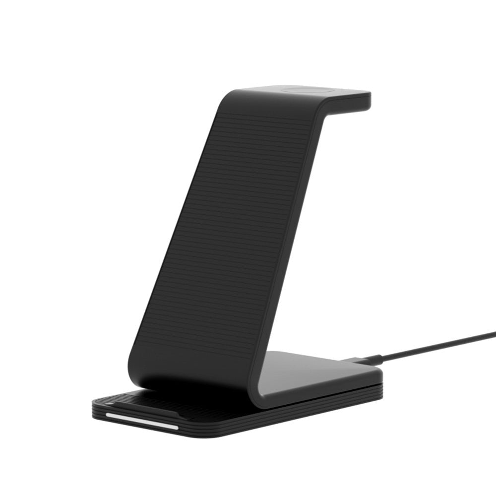 Devanti 3-in-1 Wireless Charger Dock - 15W Fast Charging Stand