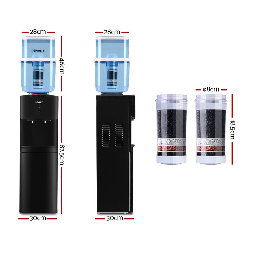 Water Cooler Dispenser Stand | Cold Hot Chiller Purifier | 22L Bottle Filter
