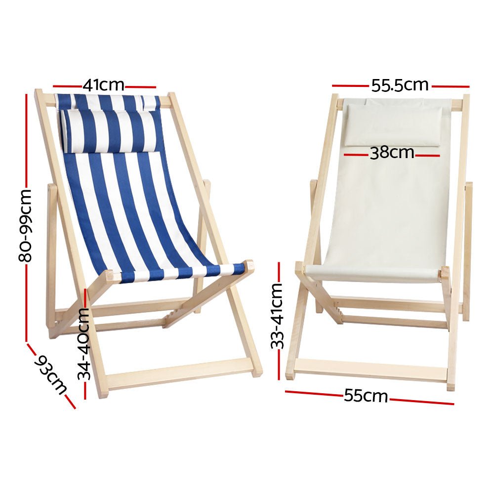 Beach Styled Folding Patio Chair