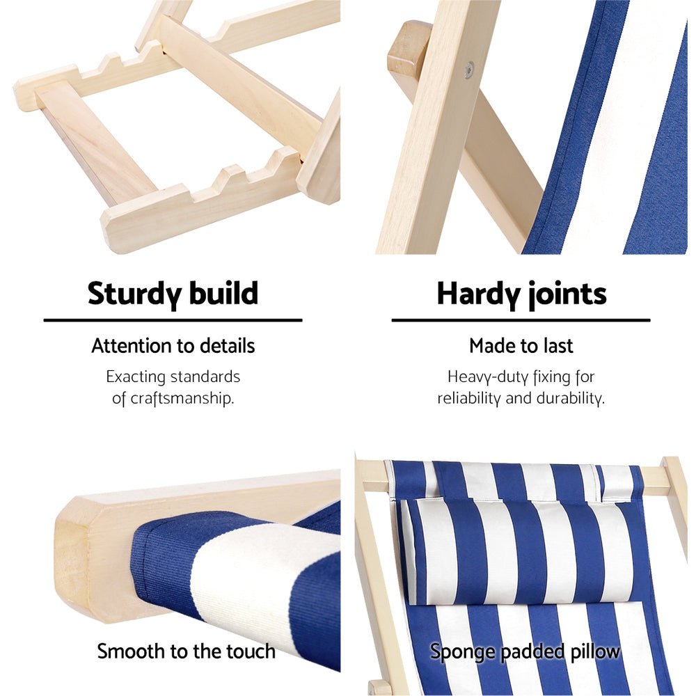 Beach Styled Folding Patio Chair