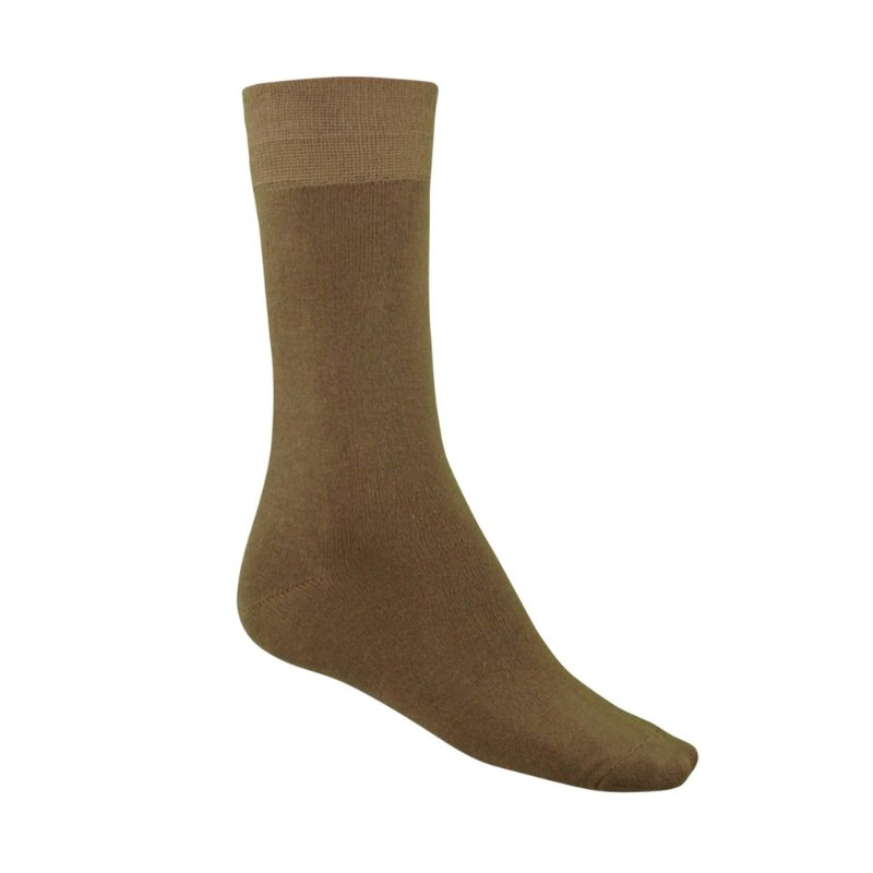 Walnut Bamboo Dress Socks - Men's 4-6