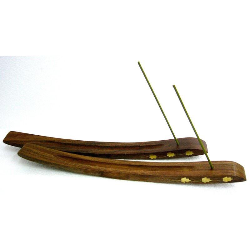 Wooden Incense Holder - Banana Boat