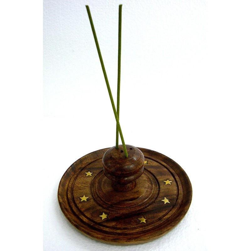 Wooden Incense Holder - Large Wooden Rounds