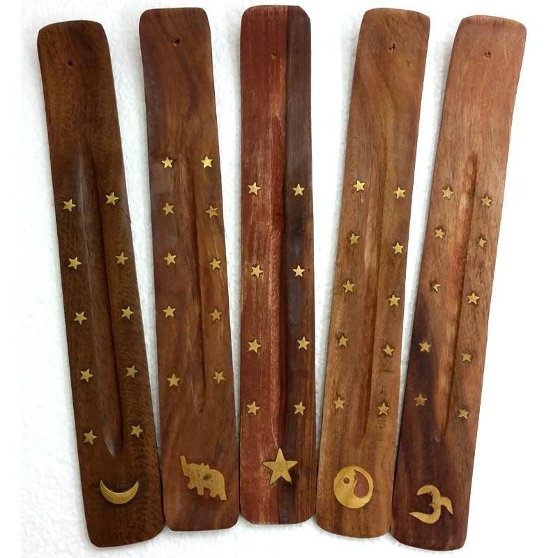 Wooden Incense Holder - Flat Ashcatchers