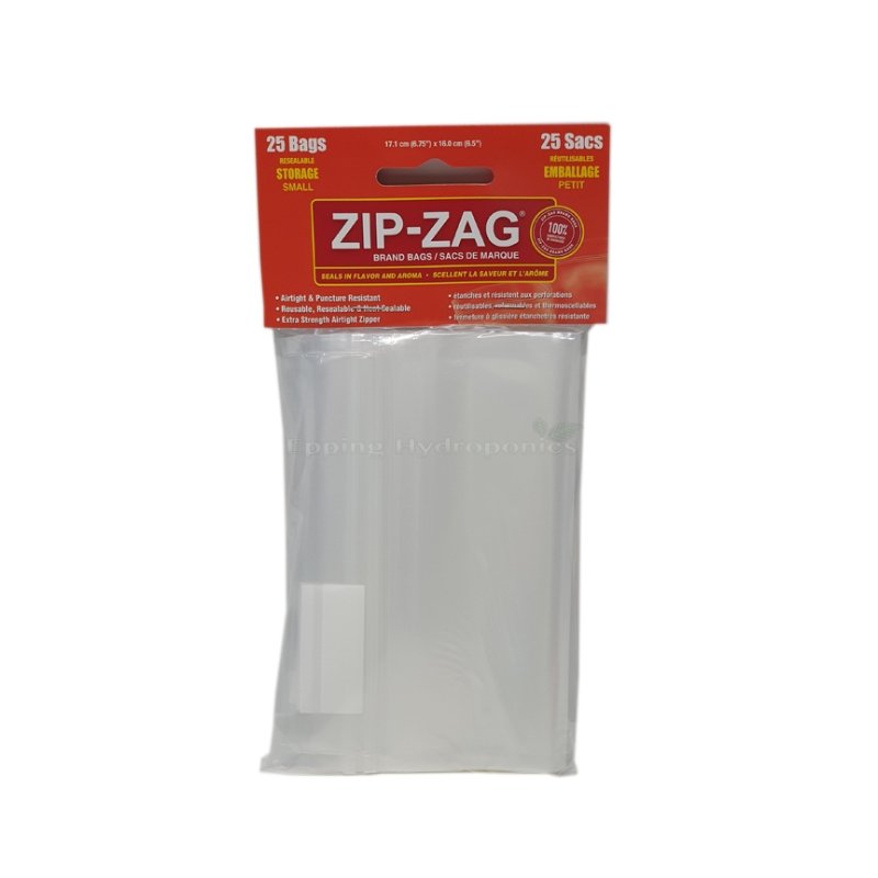 1 Ounce Zip Zag Sandwich Bag - 25 Pack