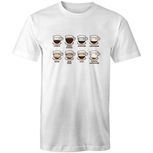 Men's Coffee Type T-shirt