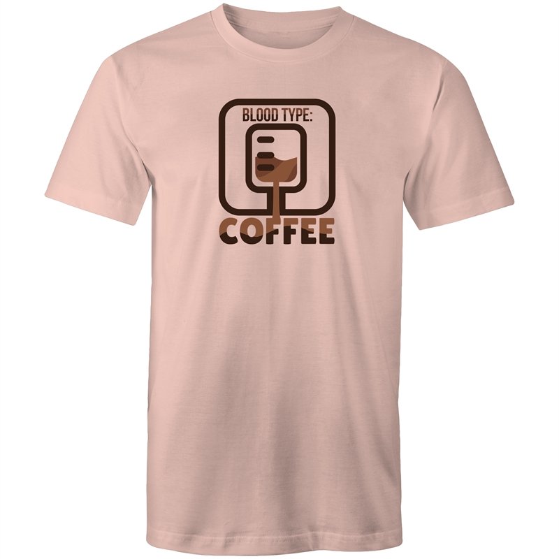 Men's Coffee Blood Type T-shirt