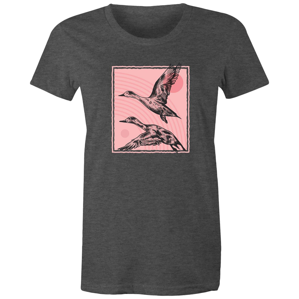 Women's Hand Drawn Ducks T-shirt