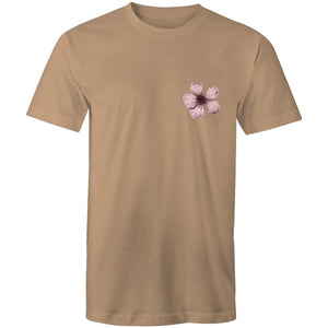 Men's Hibiscus Flower Pocket Tee