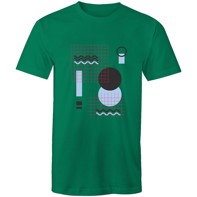 Men's Abstract Grid T-shirt