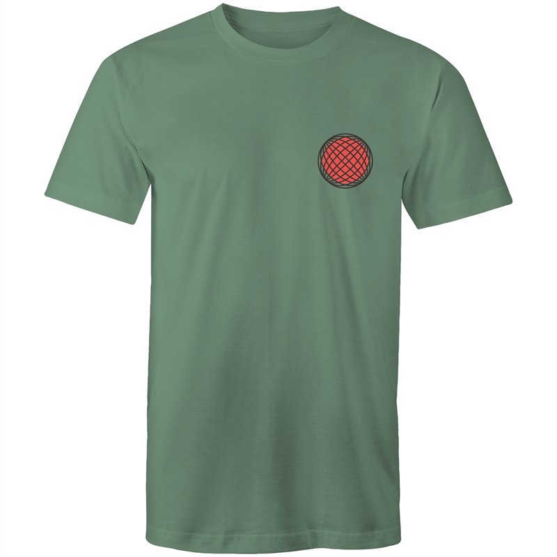 Men's Army Red Pocket Logo T-shirt