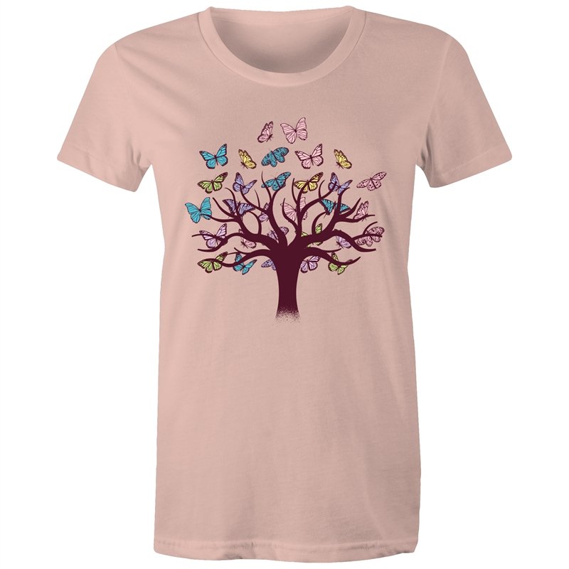 Women's Butterfly Tree Of Life T-shirt