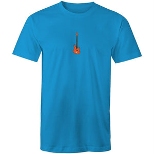 Men's Orange Guitar T-shirt