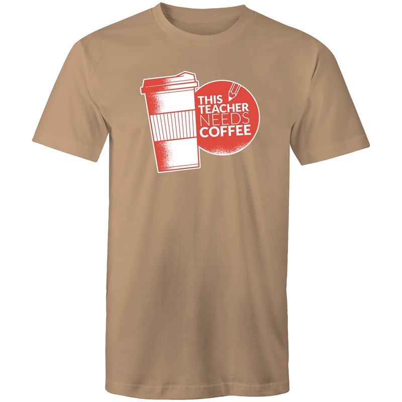 Men's This Teacher Needs Coffee T-shirt